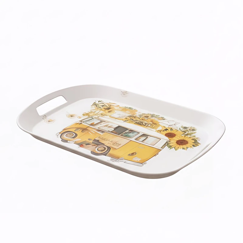 سینی دسته دار کد a07 سایز 30×20 سانتی متر