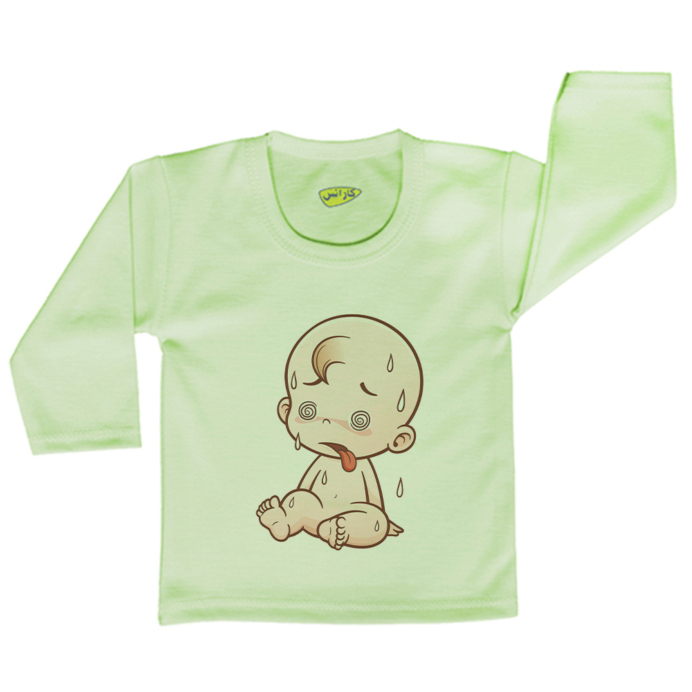 تی شرت آستین بلند نوزادی کارانس مدل TLBG-3024