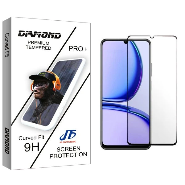 محافظ صفحه نمایش شیشه ای جی اف مدل Diamond مناسب برای گوشی موبایل ریلمی C53