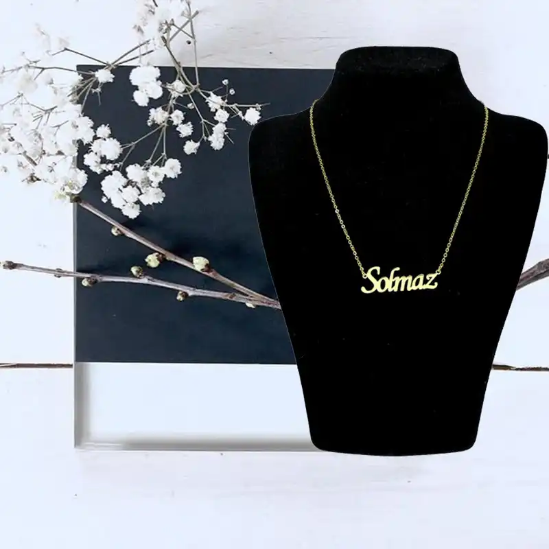 گردنبند نقره زنانه آی جواهر مدل سولماز کد N945