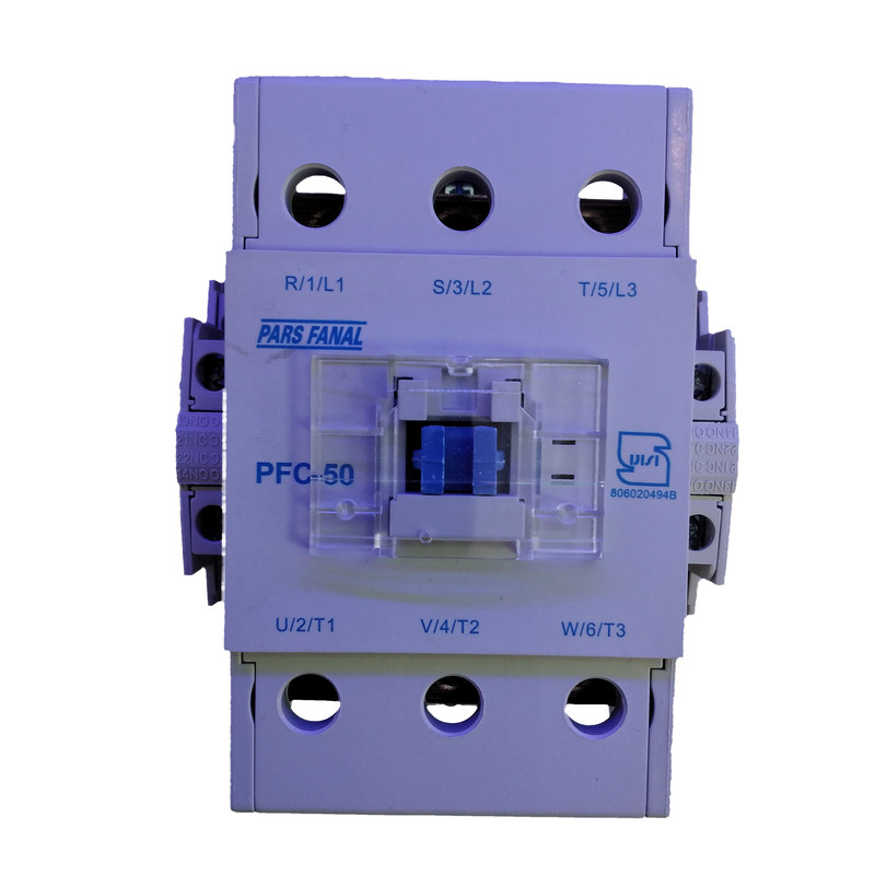 کنتاکتور پارس فانال مدل PFC-50 بوبین 220VAC کنتاکتور پارس فانال مدل PFC-50 بوبین 220VAC