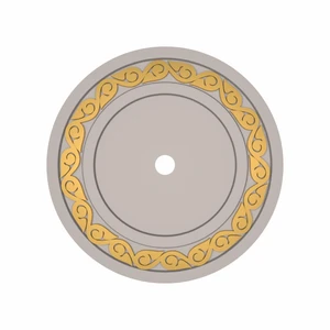 گل سقفی مدل دورلوستری کد DL 26 SM