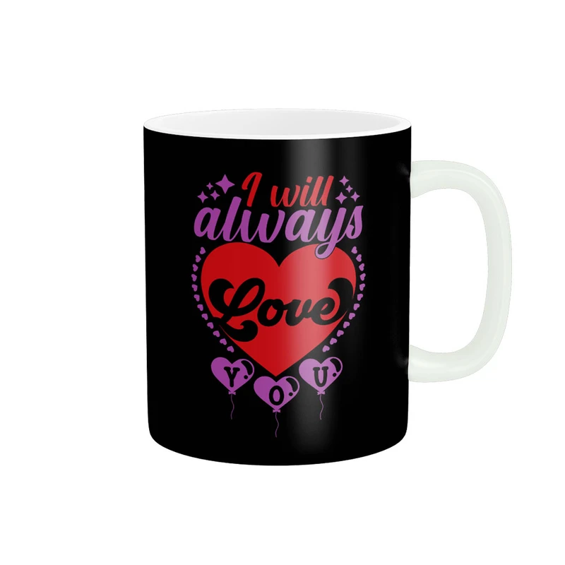 ماگ پادآفرین مدل عشق طرح قلب LOVE کد p6354