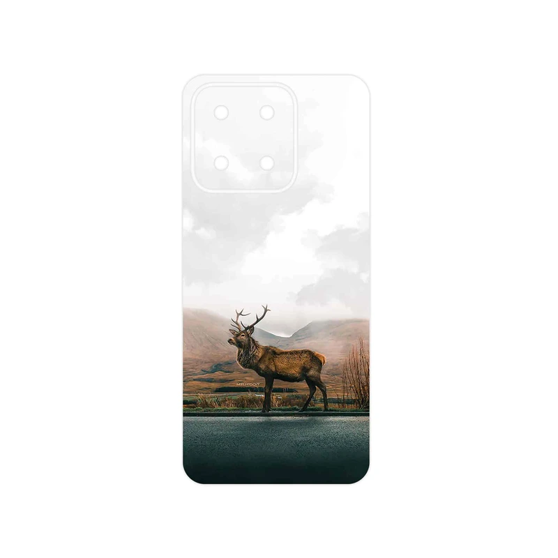 برچسب پوششی ماهوت مدل Horned_Deer مناسب برای گوشی موبایل آنر X5b Plus