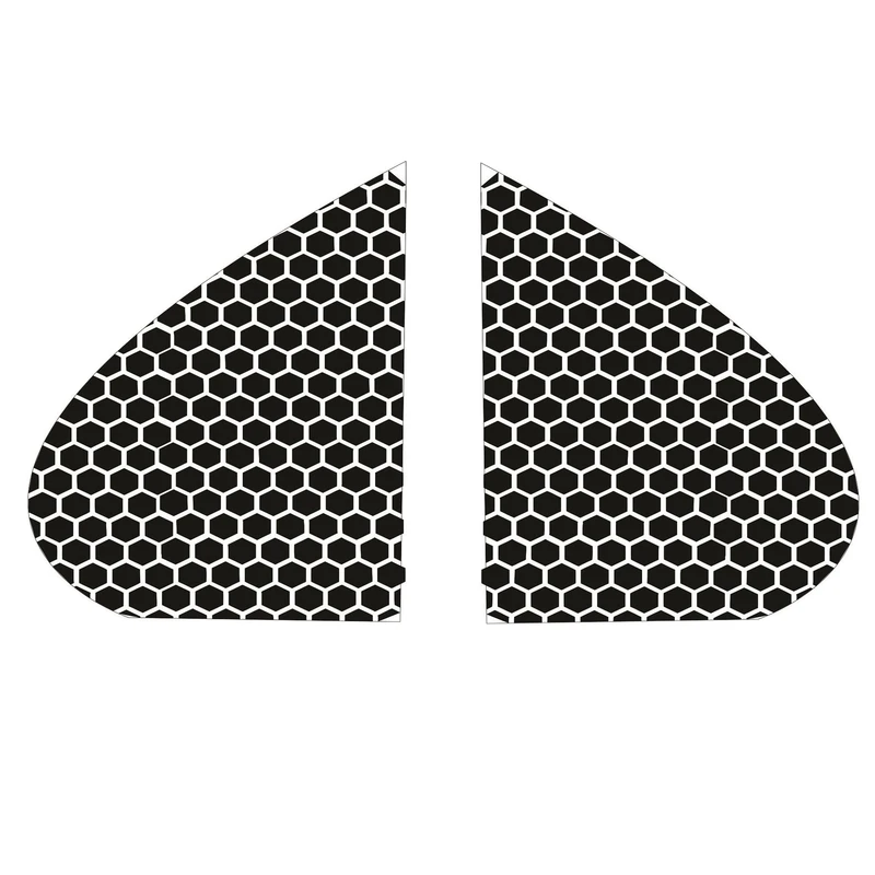 برچسب شیشه مدل لانه زنبوری ZANBOR_B مناسب برای ساینا بسته 2 عددی