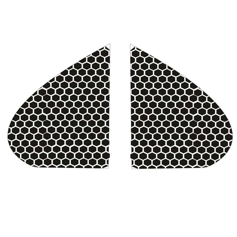 برچسب شیشه مدل لانه زنبوری ZANBOR_B مناسب برای ساینا بسته 2 عددی