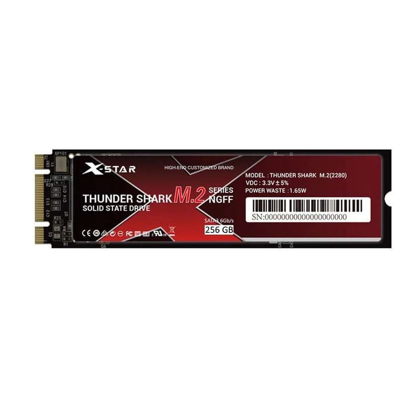 اس اس دی اینترنال ایکس-استار مدل m.2 sata 2280 ظرفیت 256 گیگابایت