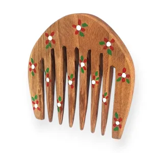 شانه مو مدل چوبی نیلوفانا