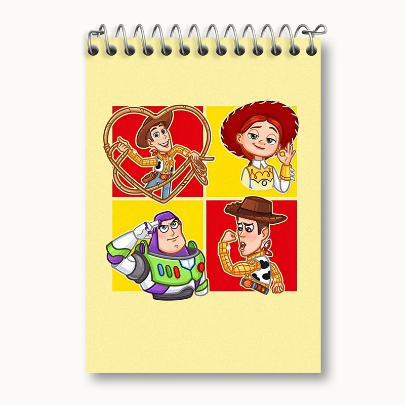 دفتر یادداشت 50 برگ خندالو طرح داستان اسباب بازی (Toy Story) کد N5786