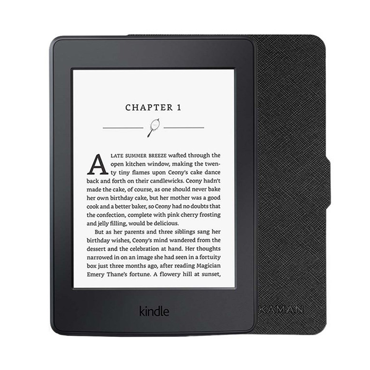 کتاب خوان آمازون مدل Kindle Paperwhite نسل هفتم همراه با کاور هوشمند کمان رایانه - ظرفیت 4 گیگابایت