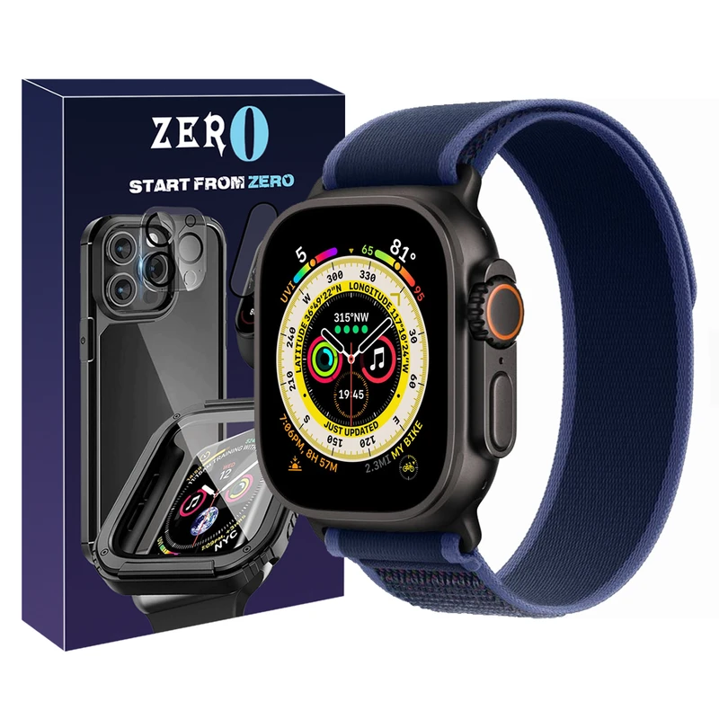بند زیرو مدل Trail New_V مناسب برای اپل واچ 49 میلی متری سری Ultra / Ultra 2 / Ultra 3