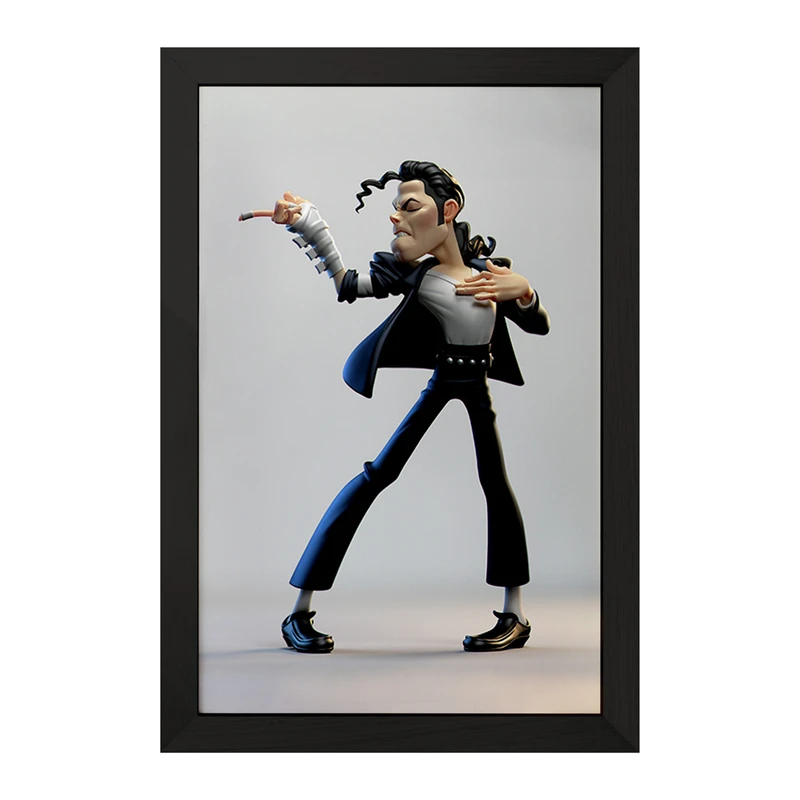 تابلو خندالو مدل مایکل جکسون (Michael Jackson) کد F397