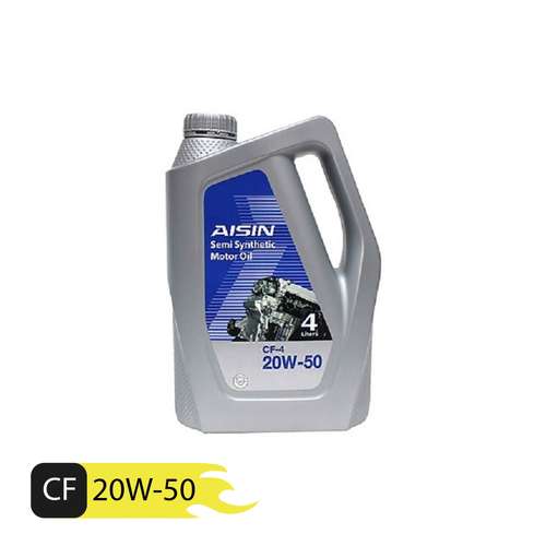 روغن موتور خودرو آیسین مدل 20W-50 CF -4 ظرفیت 4000 میلی لیتر