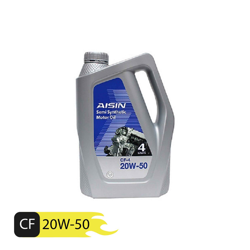 روغن موتور خودرو آیسین مدل 20W-50 CF -4 ظرفیت 4000 میلی لیتر