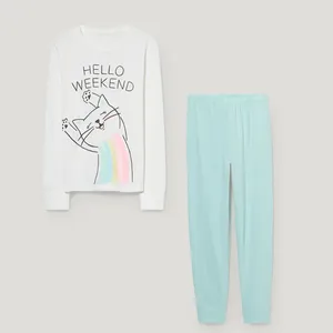 ست تی شرت و شلوار دخترانه سی اند ای مدل PK-CA-HW--ST-01