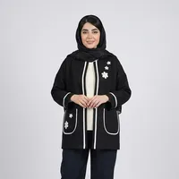 کت رسمی زنانه مدل کتان لمه و آستین کیمونو