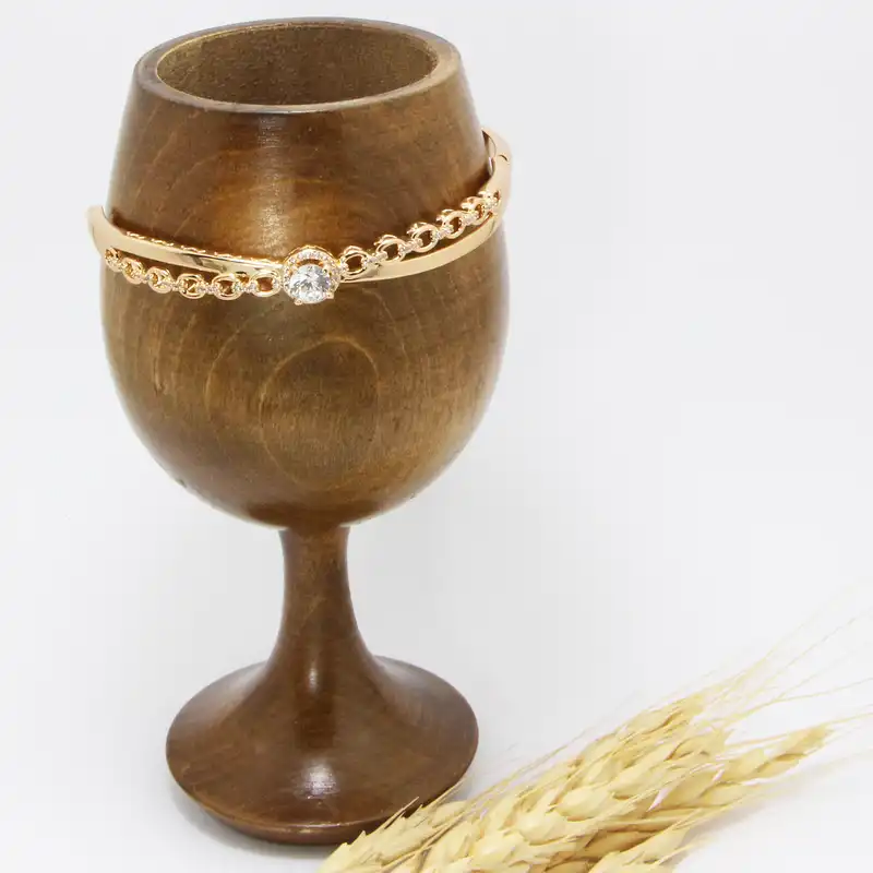 النگو زنانه ژوپینگ مدل تگ نگین کد XP143