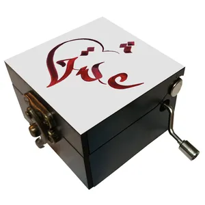 جعبه موزیکال مدل هندلی طرح عشق کد 2031