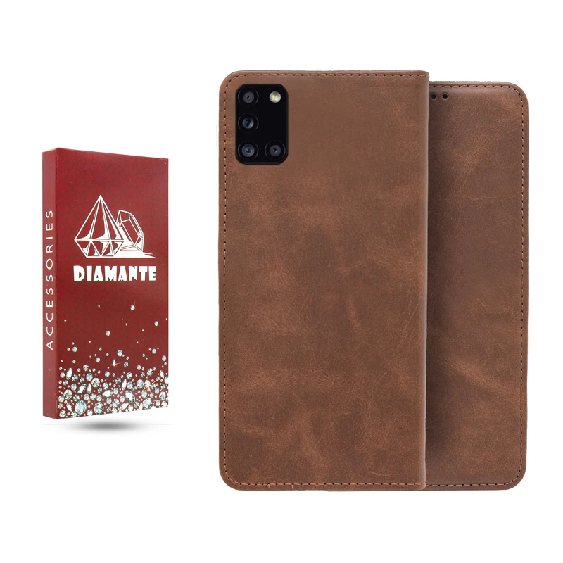 کیف کلاسوری دیامانته مدل قفل مگنتی مناسب برای گوشی موبایل سامسونگ Galaxy A31