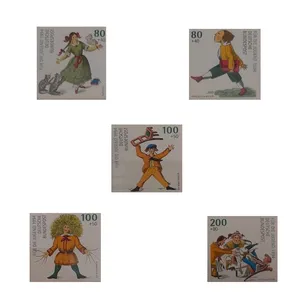 تمبر یادگاری مدل داستانهای کودکان مجموعه 5 عددی