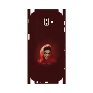 MAHOOT Portrait of an Indian Woman-FullSkin Cover Sticker for Samsung Galaxy J6 Plus
