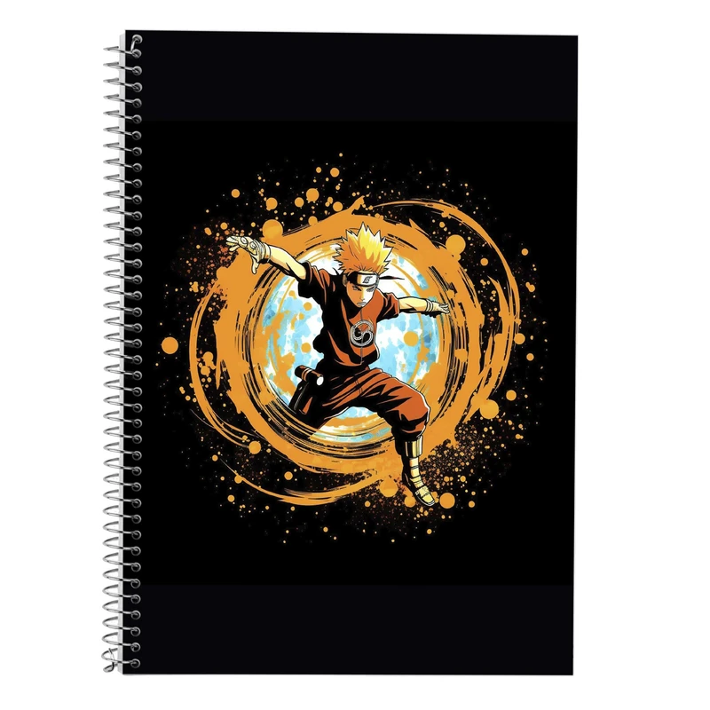 دفتر زبان 50 برگ مدوپد مدل سه خط طرح نارتو narto کد DF10623