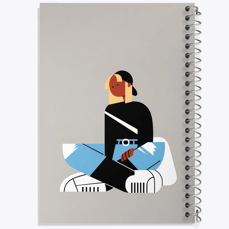 دفتر شطرنجی 50 برگ خندالو طرح دخترانه کد F7331