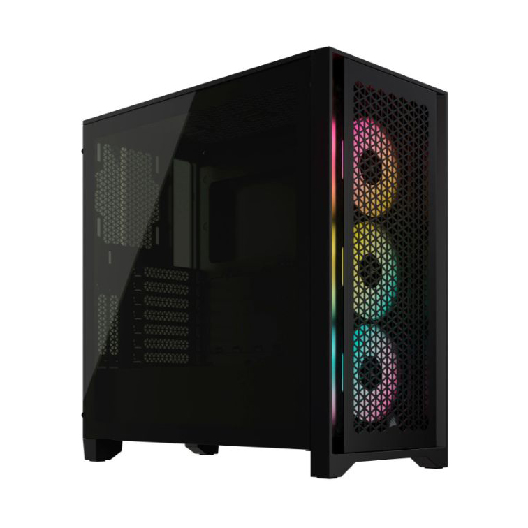 کیس کامپیوتر کورسیر مدل iCUE 4000D RGB AIRFLOW BK