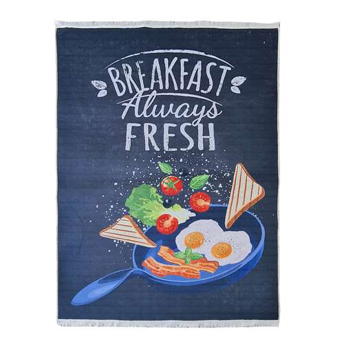 فرش ماشینی مدل فرشینه طرح آشپزخانه کد 418418