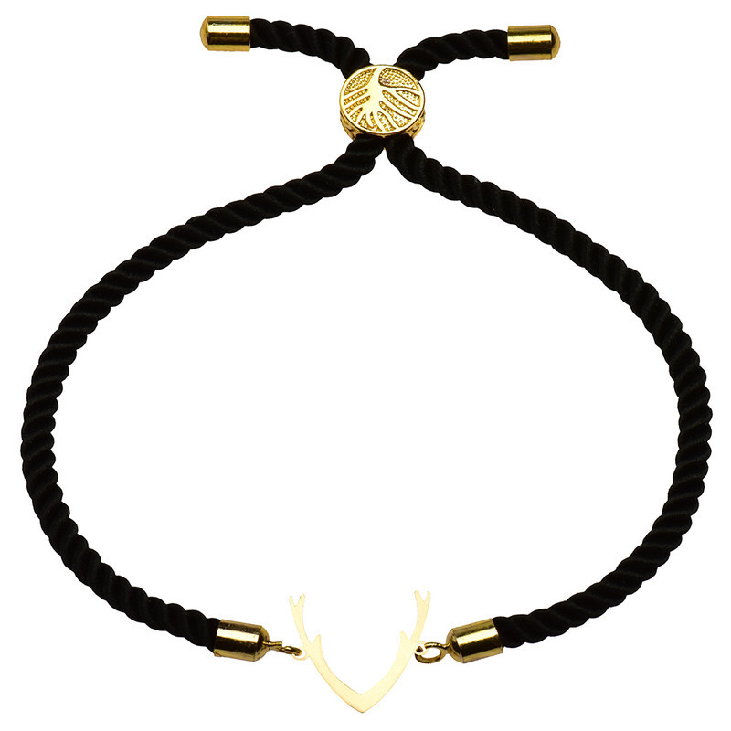 دستبند طلا 18 عیار زنانه الن نار مدل شاخ گوزن کد ELN1980