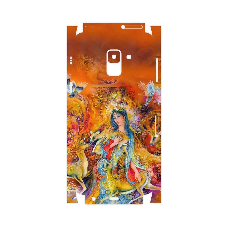 برچسب پوششی ماهوت مدل Persian miniature 2-FullSkin مناسب برای گوشی موبایل سامسونگ Galaxy A8 2018