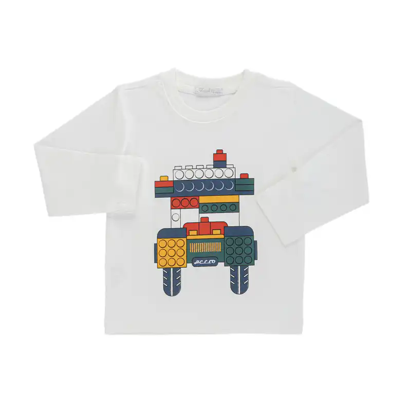 ست سه تکه لباس پسرانه فیورلا مدل لگو ماشین 34545