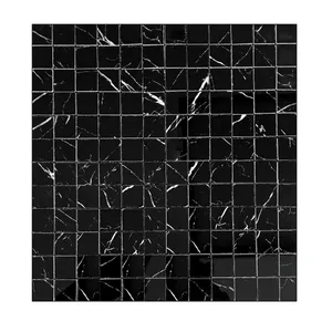 دیوارپوش مدل تایل بین کابینتی طرح سنگ مرمر  پشت چسبدار کد 20585 بسته 11 عددی