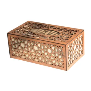 جعبه دستمال کاغذی طرح گل