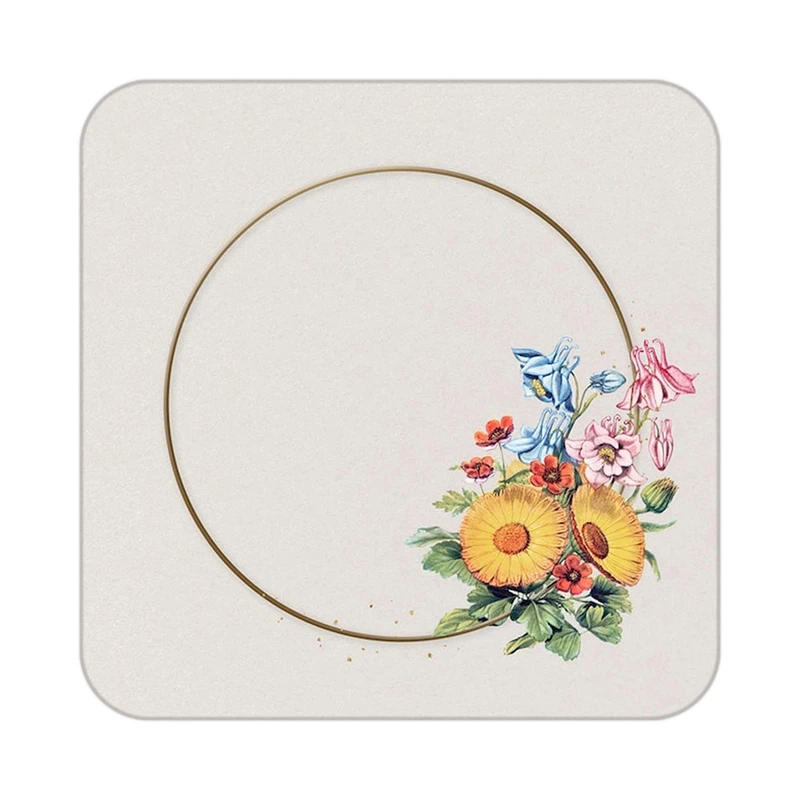 زیر لیوانی کاکتی طرح گل مدل mp16312