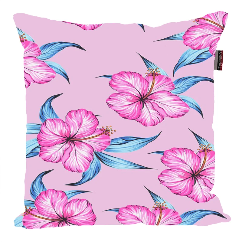 کوسن ناریکو مدل فانتزی طرح برگ گل گیاه کد 04692