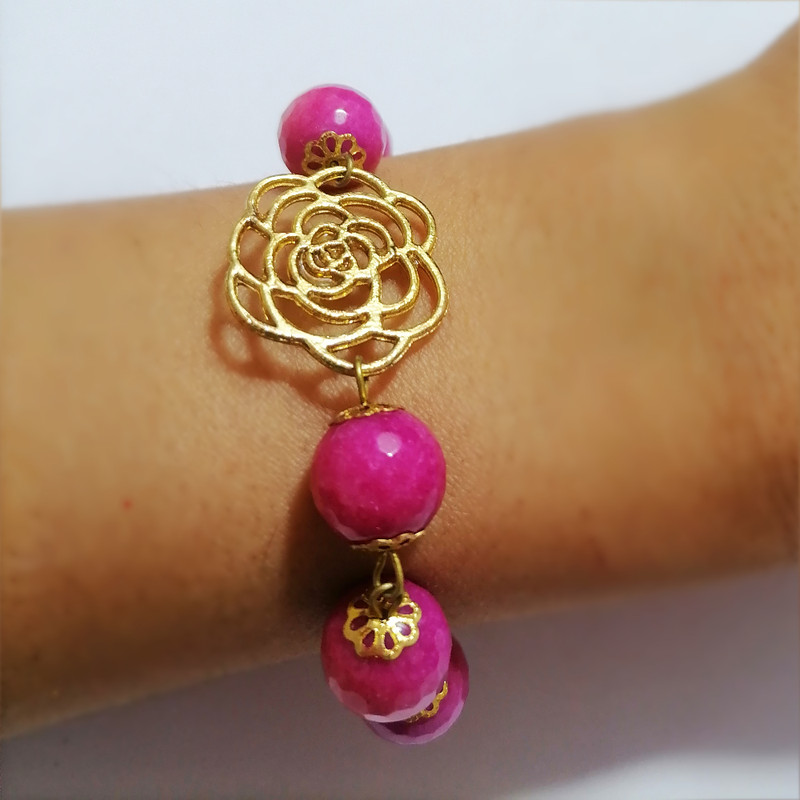 دستبند دخترانه مدل سنگ