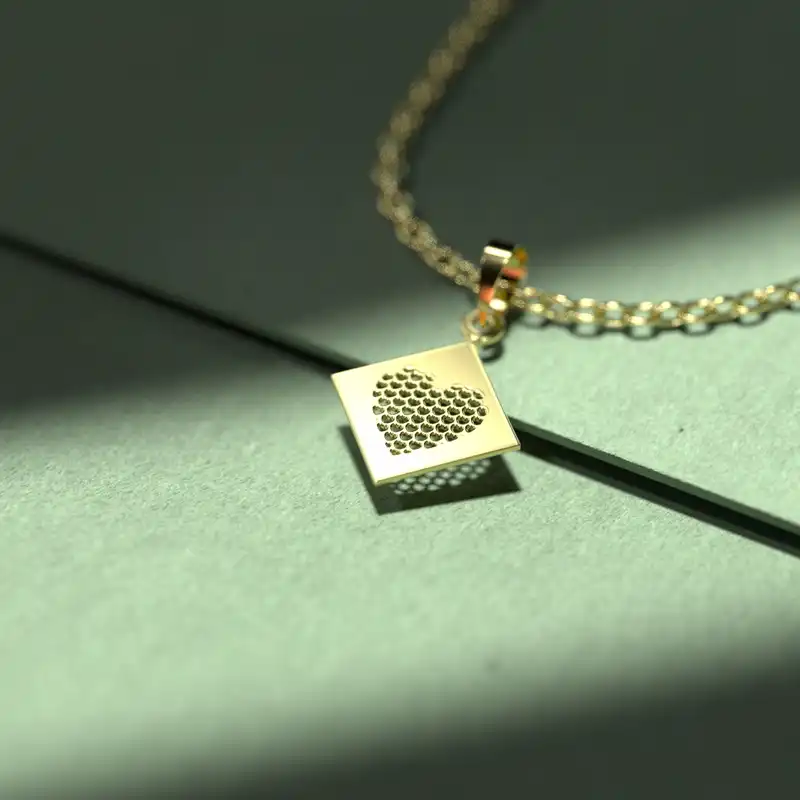 گردنبند طلا 18 عیار زنانه مدوپد مدل اشک کد CA10567