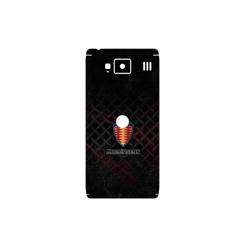 برچسب پوششی ماهوت مدل Koenigsegg Automotive AB مناسب برای گوشی موبایل موتورولا Droid Razr HD