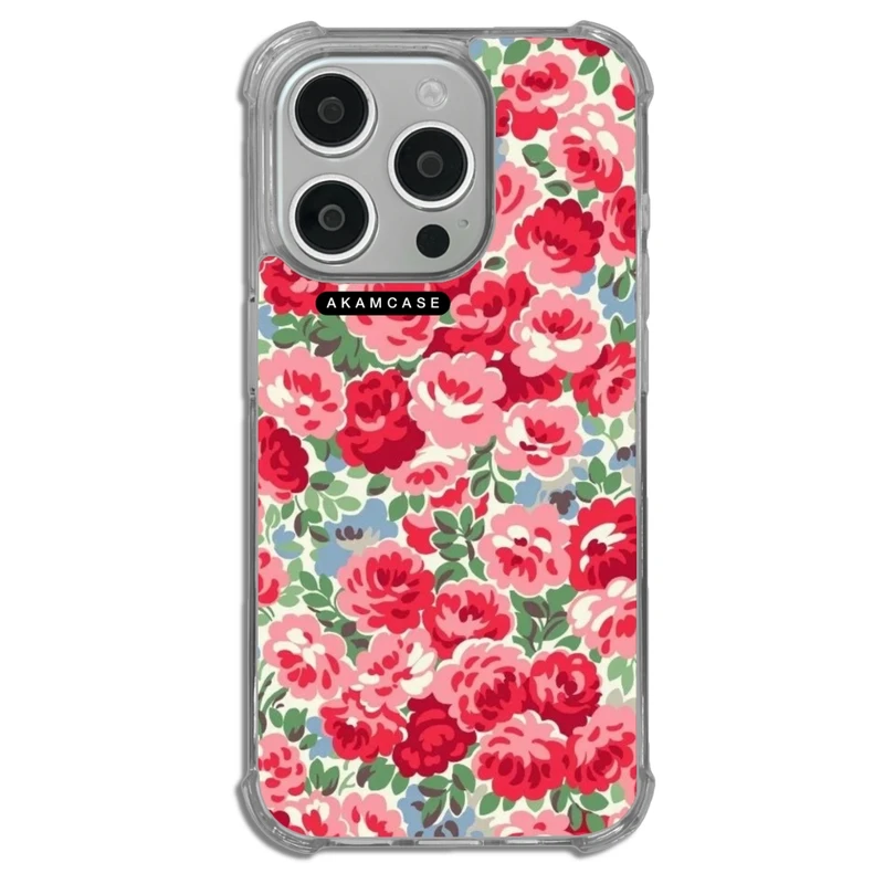 کاور آکام مدل AMCWTA15PRO-FLOWERS17 مناسب برای گوشی موبایل اپل iPhone 15 Pro