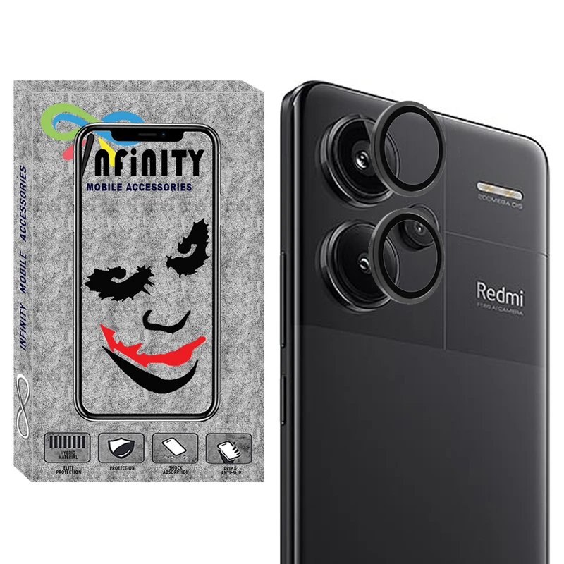 محافظ لنز دوربین اینفینیتی مدل Ring-Metal-IN مناسب برای گوشی موبایل شیائومی Redmi Note 13 pro plus