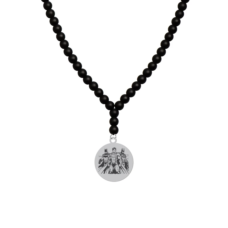 گردنبند هایکا مدل شخصیت کارتونی سوپرمن و بتمن کد ag.h 156