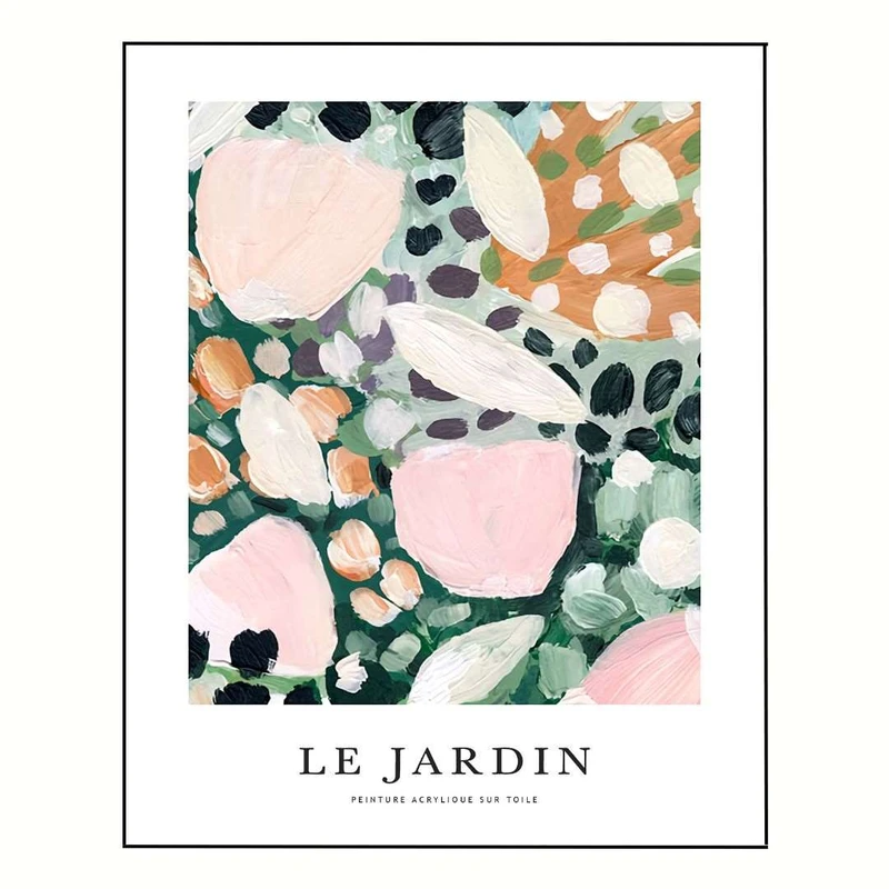 پوستر مدل طراحی آبی رنگ لو ژاردن