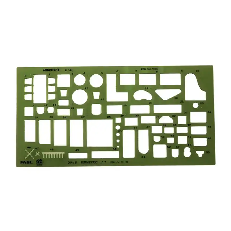 شابلون مبلمان فابل - مقیاس 1:50