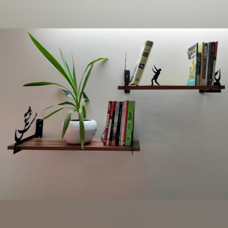 شلف دیواری مدل مست عشق کد 2-111-1.5 شلف دیواری مدل مست عشق کد 2-111-1.5