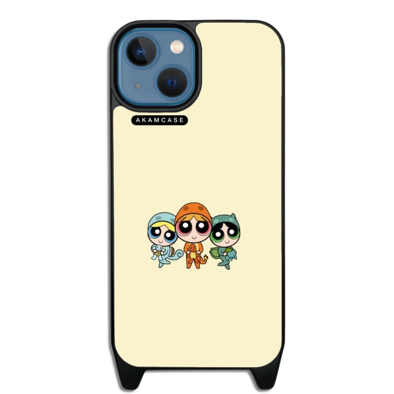 کاور آکام مدل AMCWLA14-POWERPUFF GIRLS14 مناسب برای گوشی موبایل اپل iPhone 14