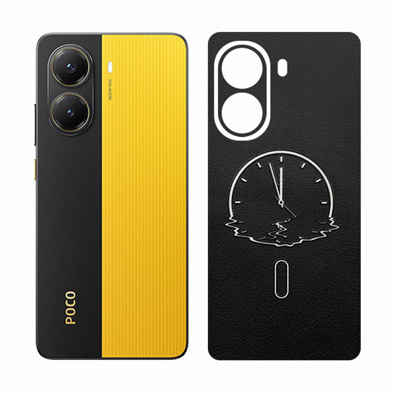 برچسب پوششی ریمکس مدل Cover طرح ساعت مناسب برای گوشی موبایل شیائومی Poco X7 Pro 