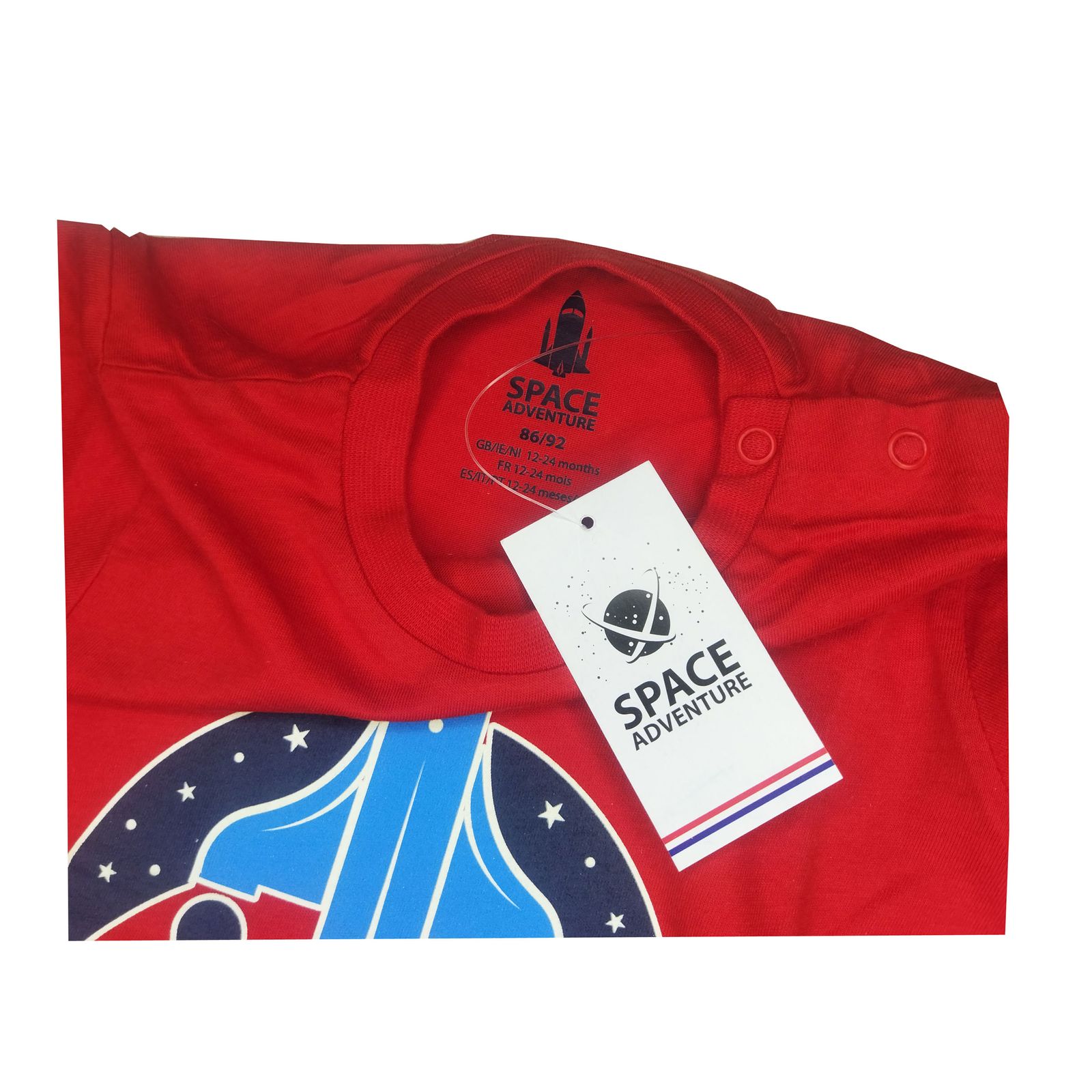 ست تی شرت و شلوارک پسرانه اسپیس مدل ناسا 54 -  - 5