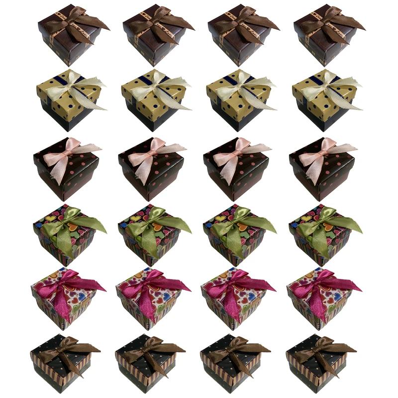 جعبه انگشتر مدل ZBRA06 بسته ۲۴ عددی