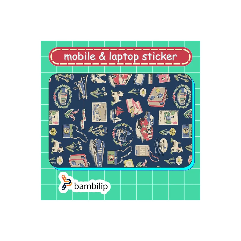 استیکر بامبیلیپ مدل کارت عابر طرح سفر لندن کد 0112308